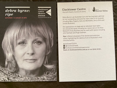 Debra Byrne Ripe Australian Tour 2014 Small Flyer 10x15cm