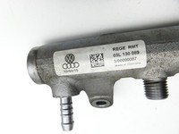 VW T6 7E 15-19 TDI 2,0 75KW Hochdruck Verteiler Verteilerrohr VW T6 7E 15-19 30.08.2016 03L130089 03L089G gebraucht Vorschau 4