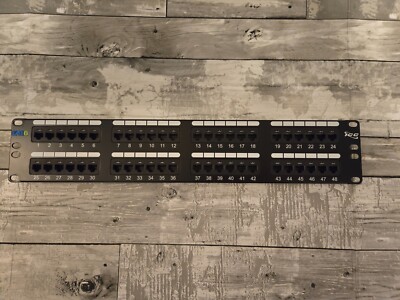 ICC CAT6 Patch Panel with 48 Ports Punch Down