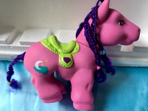 Large Bright My Little Pony With Hair Plats