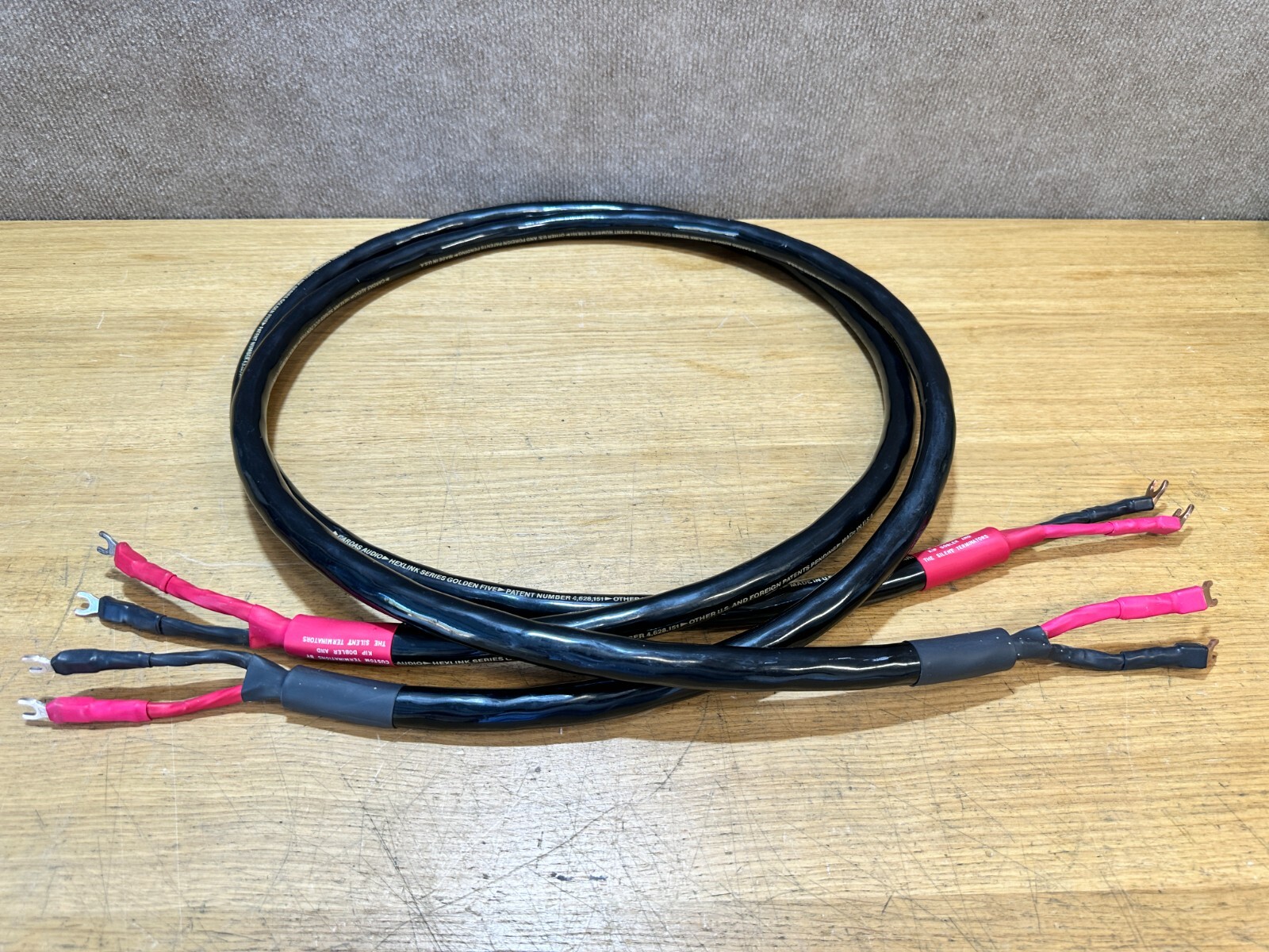 Cardas Audio HEXLINK GOLDN FIVE 6ft Speaker Cable Excellent