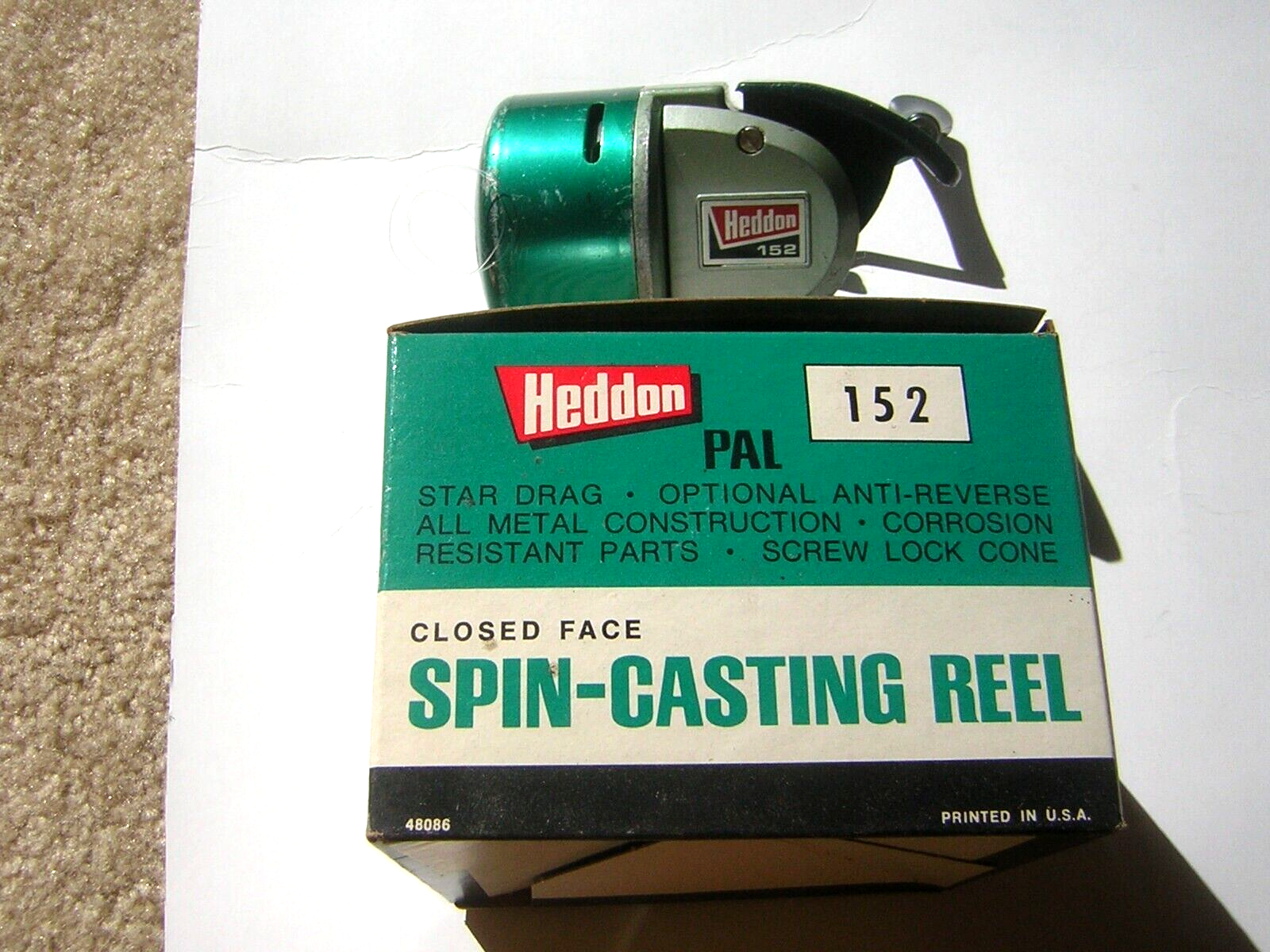 Vintage Heddon Model 152 SpinCast Reel with Heddon Box | eBay Vintage Heddon Model 152 SpinCast Reel with Heddon Box | eBay