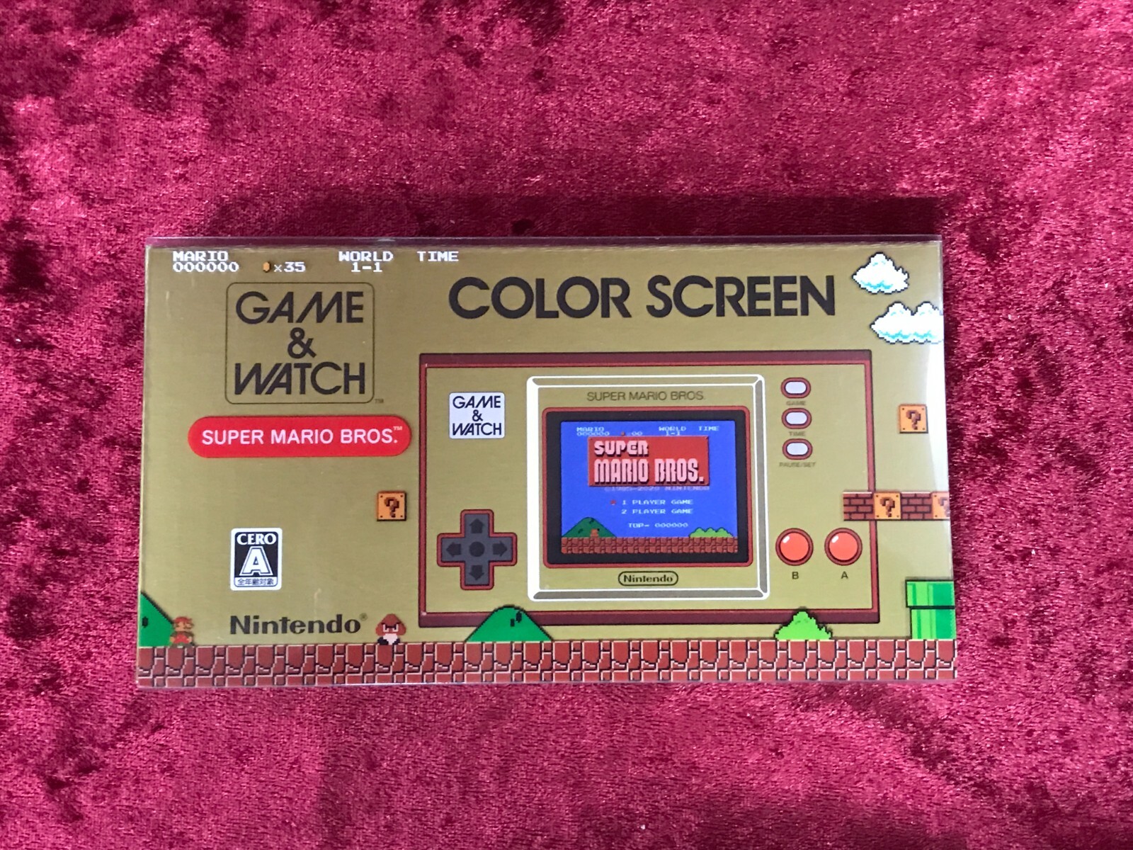 【新品未開封】GAME &WATCH SUPER MARIO BROS. Super Mario Bros. Game And Watch Nintendo 35th Anniversary