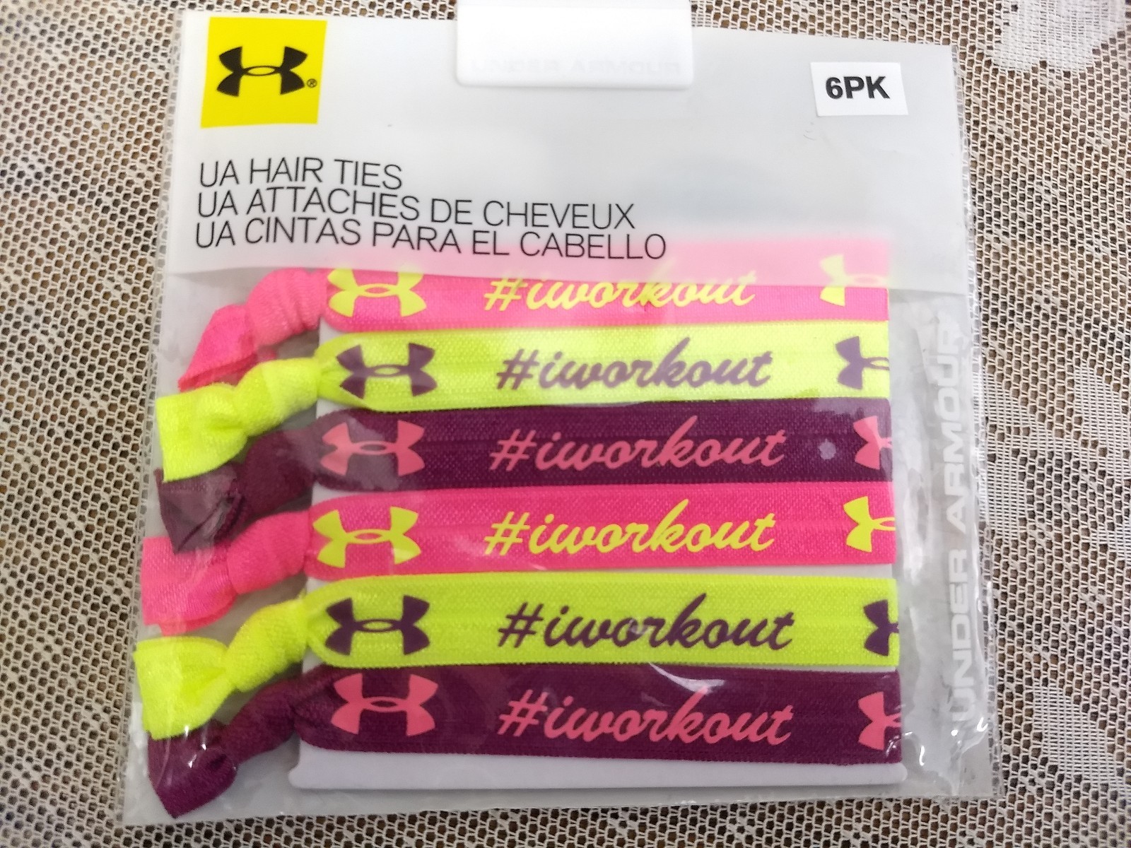 Upc 888284848217 Under Armour Women S Hair Ties Pink Burgundy