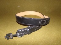 Gould /& Goodrich Lined Duty Belt Size 40 Brass Black Weave