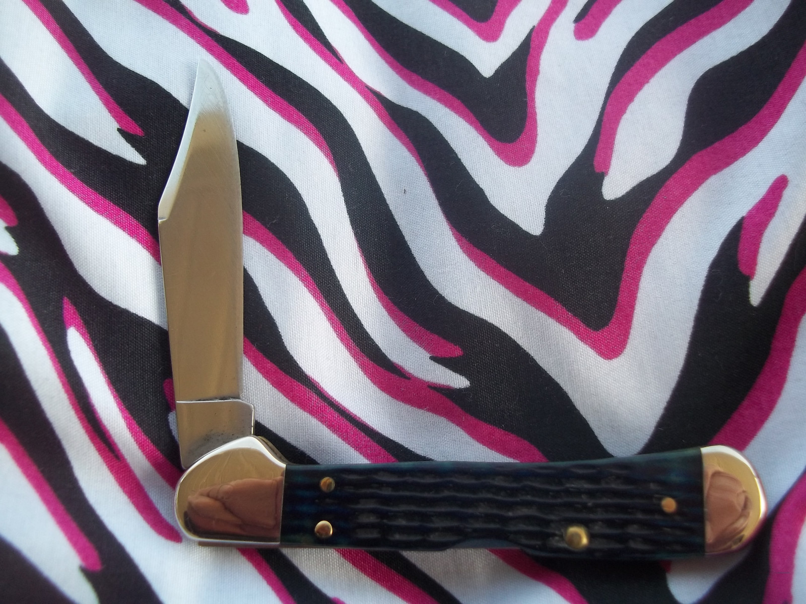 VINTAGE BONE HANDLE CASE XX COPPER LOCK POCKET KNIFE