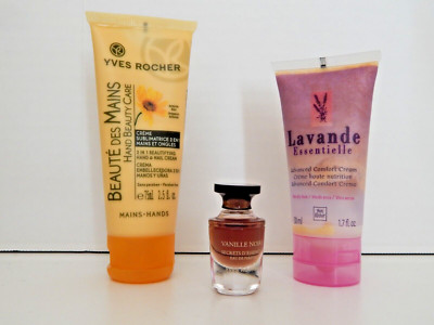 YVES ROCHE Mini Lot  One 5ml Vanille Noire Secrets D'Essences parfum + 2 Lotion