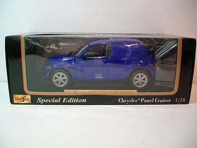 NIB 1:18 Scale Special Edition Blue CHRYSLER PANEL CRUISER Die-cast By Maisto