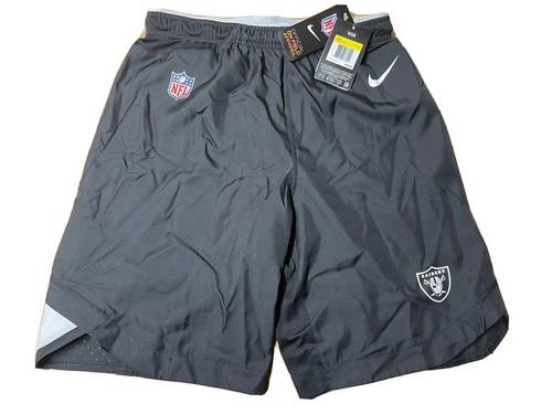 Nike Oakland Raiders Dri-Fit Shorts Sz Small On-Field 836544