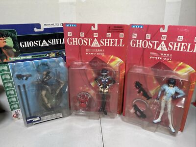 Ghost In The Shell Figure Hard Disk, White out & Major Motoko.
