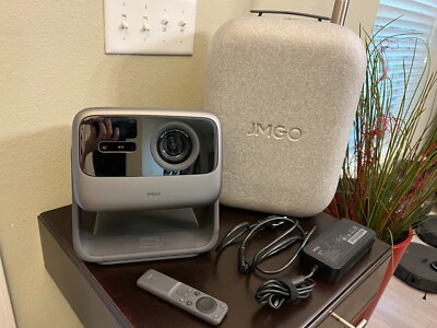 JMGO N1 Ultra 4K Portable Projector with Gimbal - 2200 CVIA Lumens, Android TV