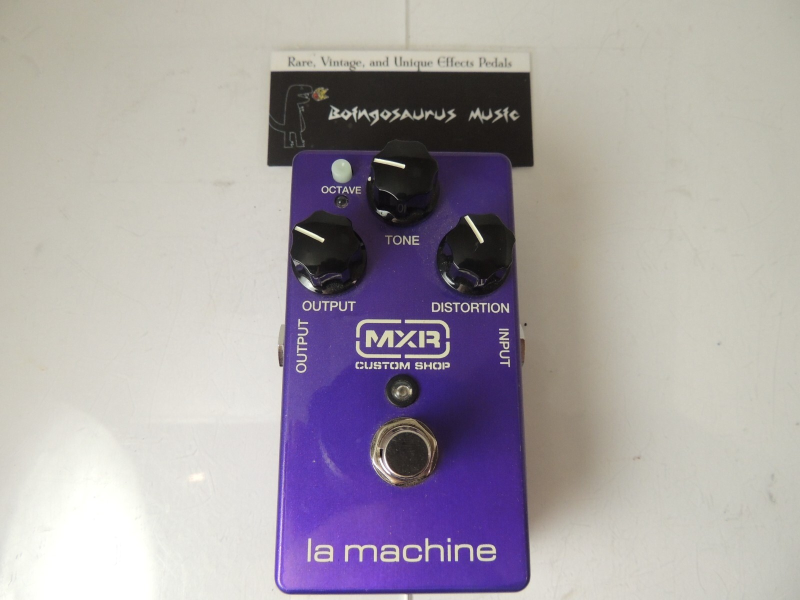 ギター MXR la machine CSP203M MXR La Machine CSP203M Purple Octave Fuzz Distortion Guitar