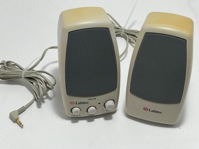 Labtec LCS-150 Multimedia Speakers, 2.0 Channel, 3.5mm Jack, Compact Design