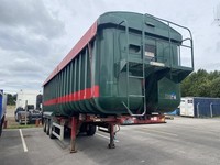 2014 WILCOX  TRI-AXLE 67 YD BATHTUB STEP FRAME TIPPING TRAILER