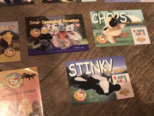 Ty Beanie Babies Series 1 Cards, and 2 Puzzle Cards