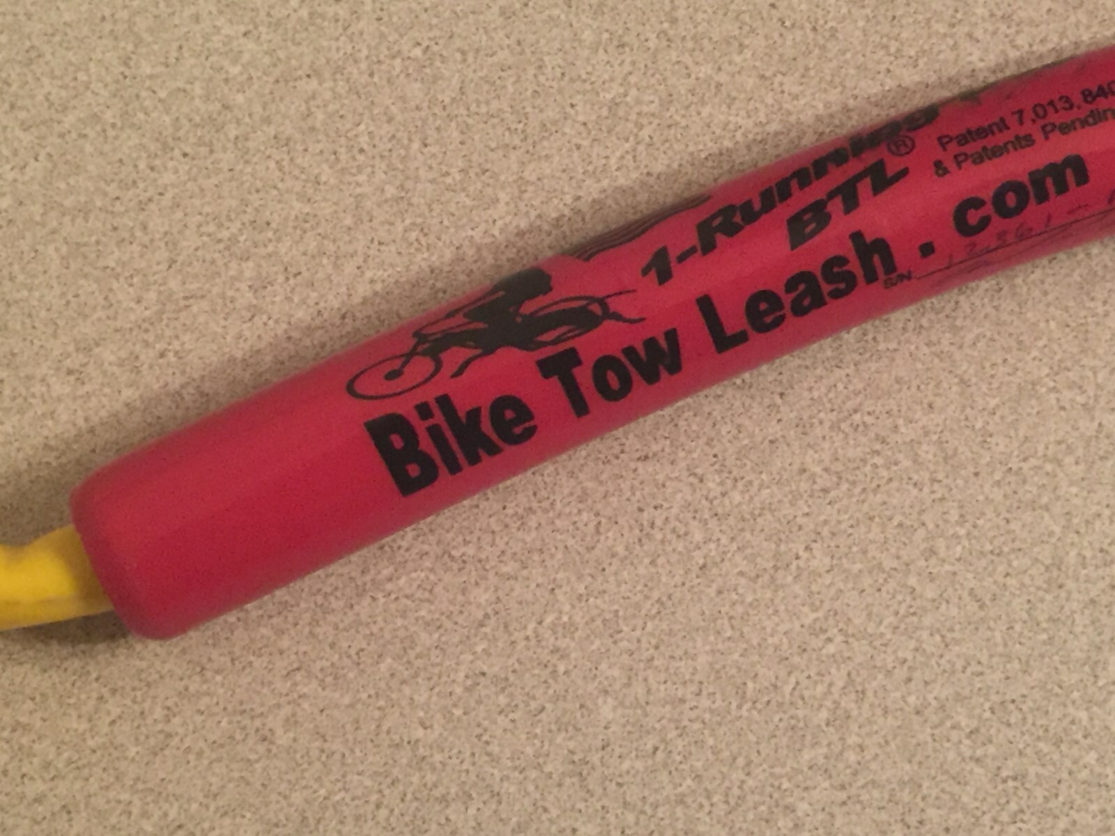 Bike Tow Leash BTL Red Dog Bicycle Leash