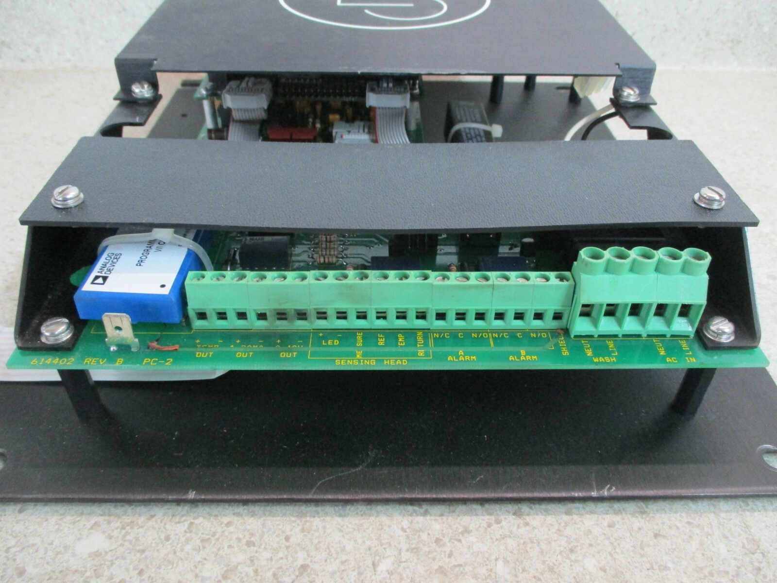 LIQUID SOLIDS MODEL 614 PROCESS REFRACTOMETER CONTROL UNIT #220305G USED