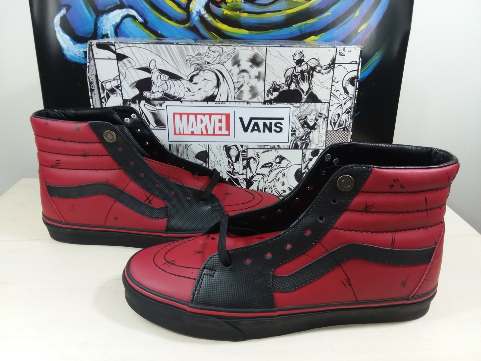 vans deadpool high tops