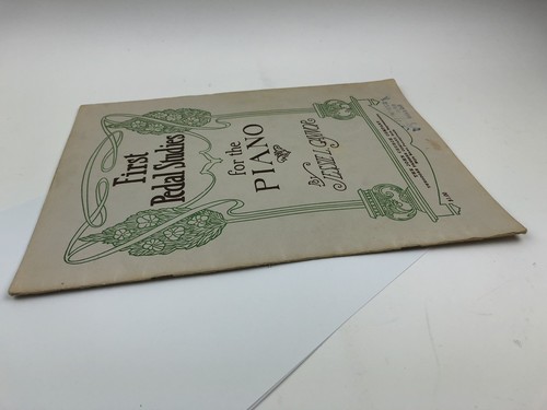 Vintage First Peda Studies For The Piano Jessie Gaynor John Church Company