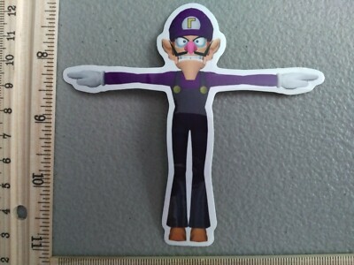 SALE! New Waluigi T-pose Nintendo Smash Mario Bros Meme Decal Sticker Car Truck