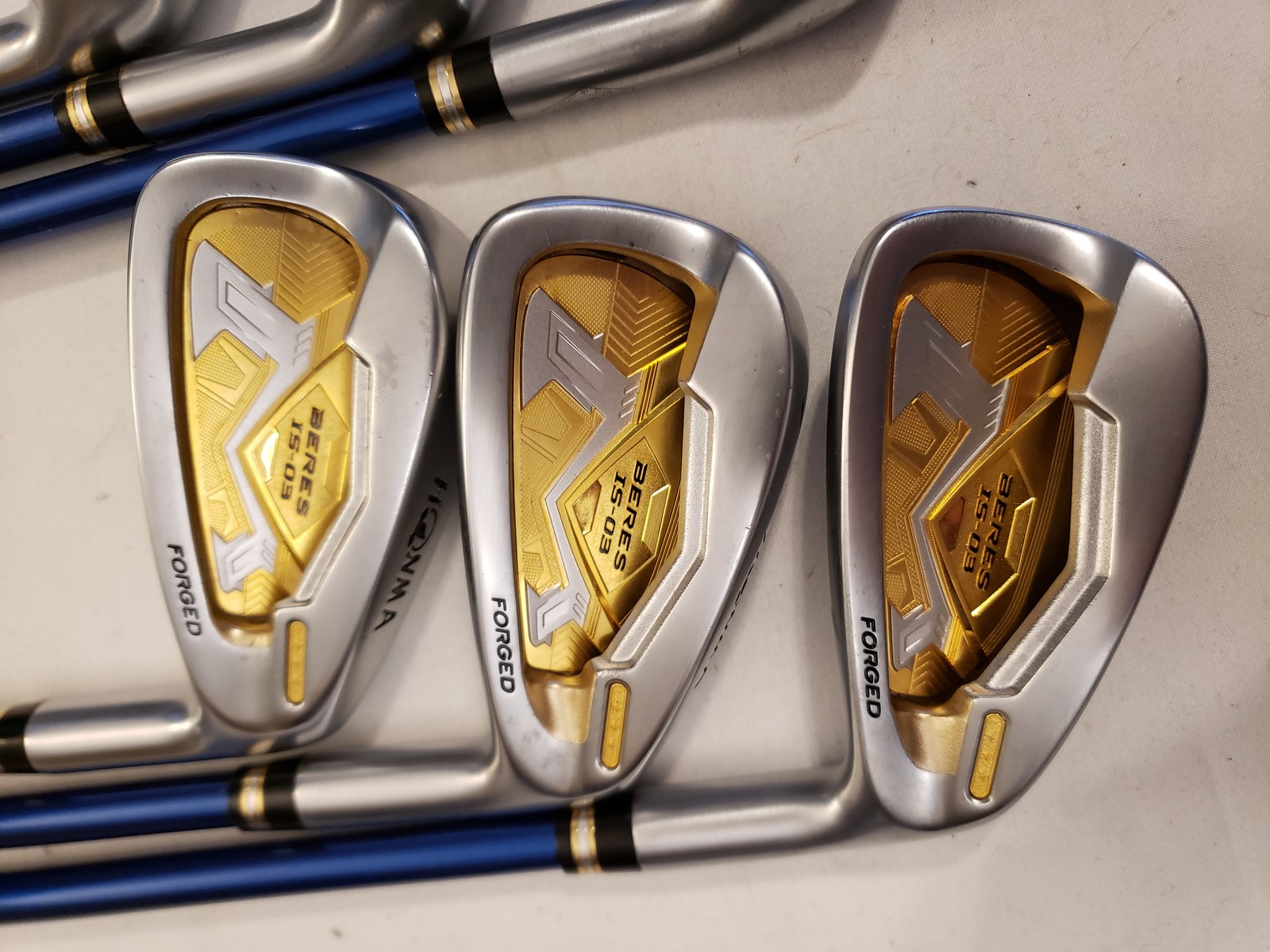 Used Honma Beres IS-03 3-Star 3S Iron Set (6-10, 11) 6 Irons - Armrq 8 54 Stiff