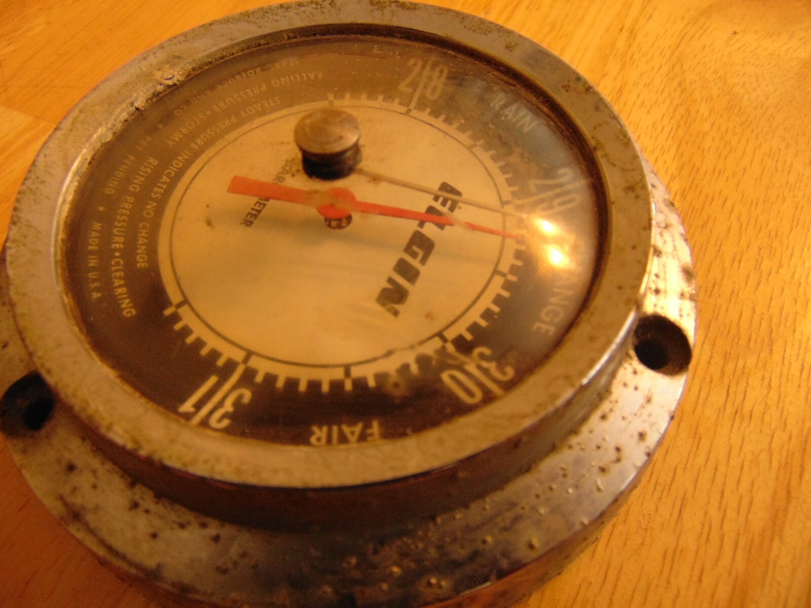 Vintage Elgin Barometer - USA
