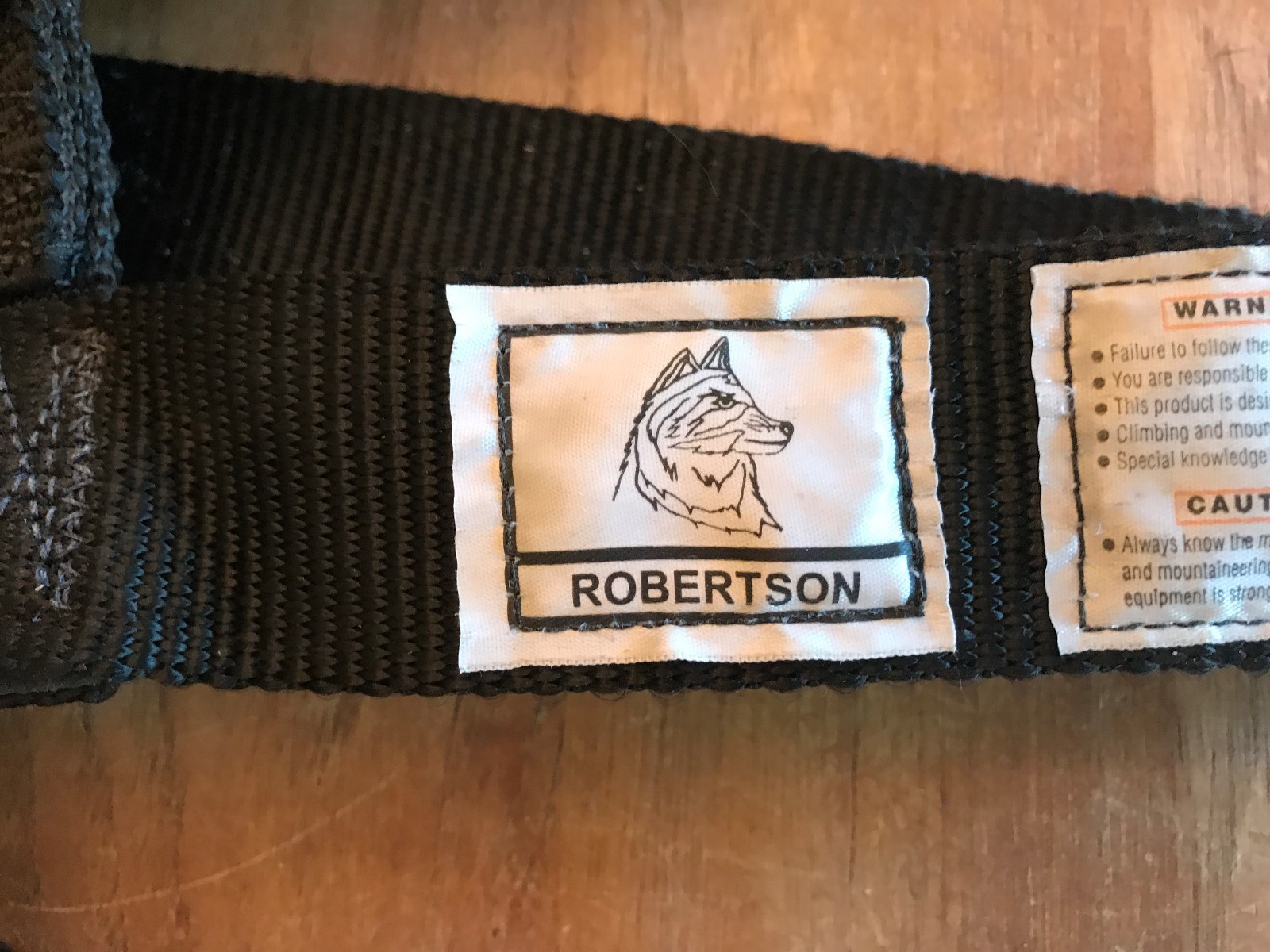 ROBERTSON CLIMBING HARNESS          Red   see Tag   Great Shape