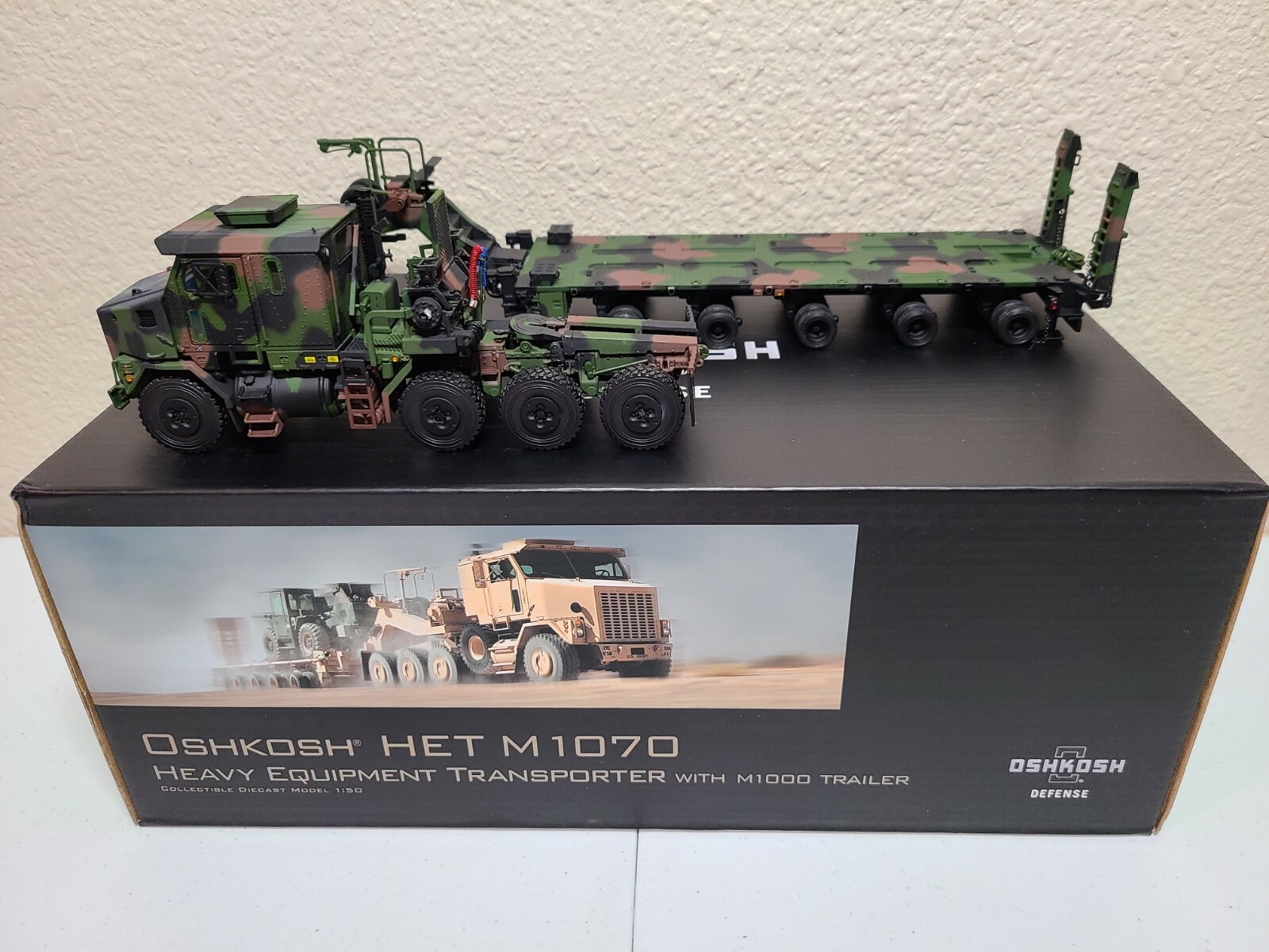 Oshkosh HET M1070 Transporter M1000 Trailer - Sword TWH 1:50 Oshkosh HET M1070 Transporter M1000 Trailer - Sword TWH 1:50