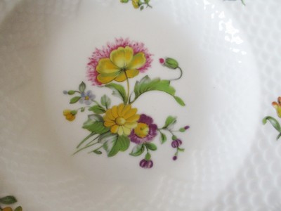 3 B&G Bing & Grondahl Saxon Flower Soup Bowls 8 3/8