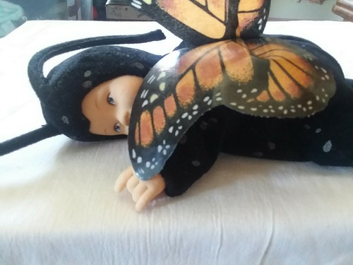 BABY BUTTERFLIES BY ANNE GEDDES - BEAN FILLED COLLECTION Monarch