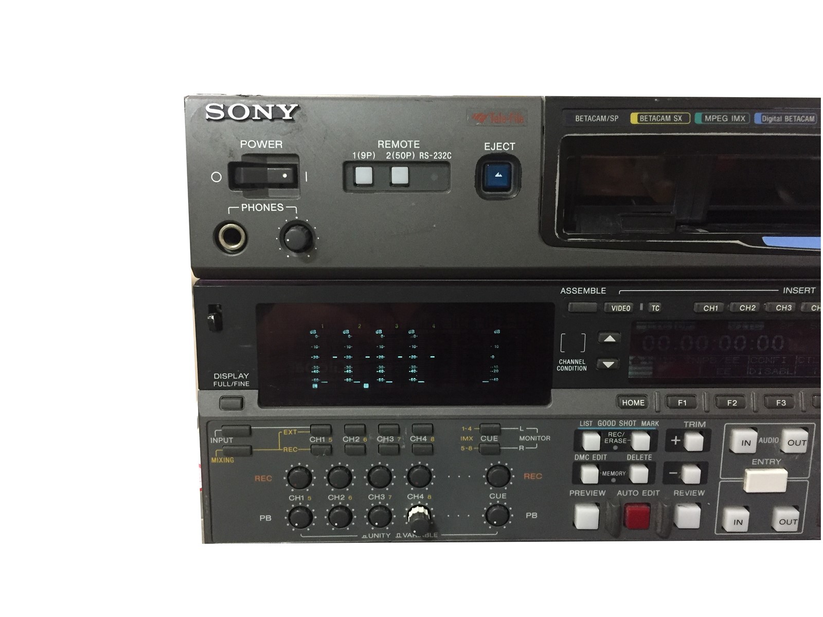 Sony DVW-M2000 MPEG HD IMX SP SX Digital Video Cassette Recorder Betacam Studio