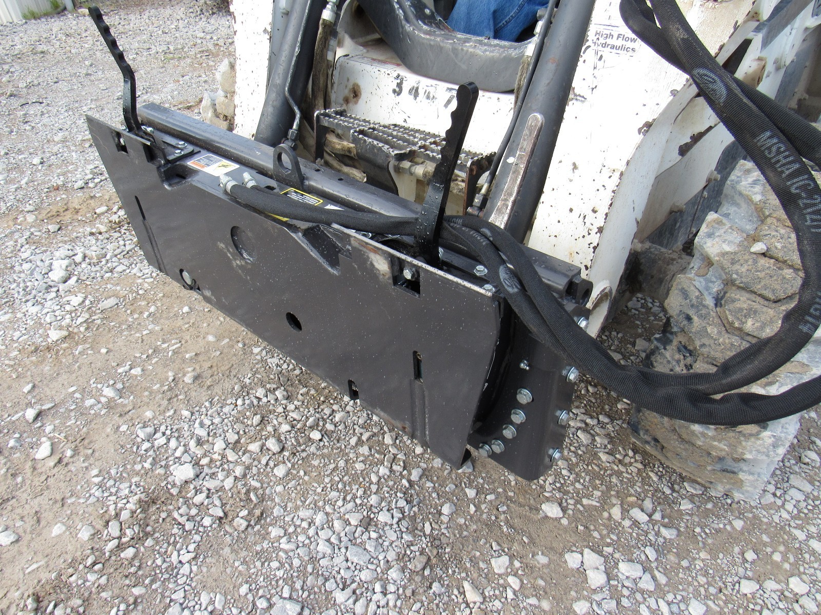 Bobcat Bradco Skid Steer Hydraulic Tilt Tach Attachment 18 Degrees - Ship $199