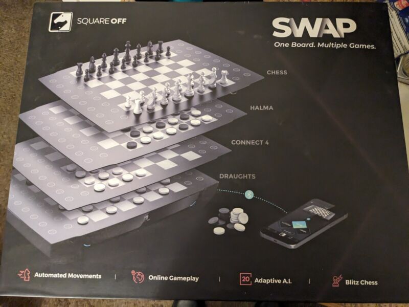 Square Off Swap Automated Chess Board excellent condition