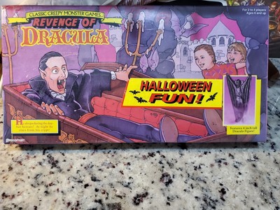 New Vintage Revenge of Dracula Board Game Pressman 1991 Read Desc