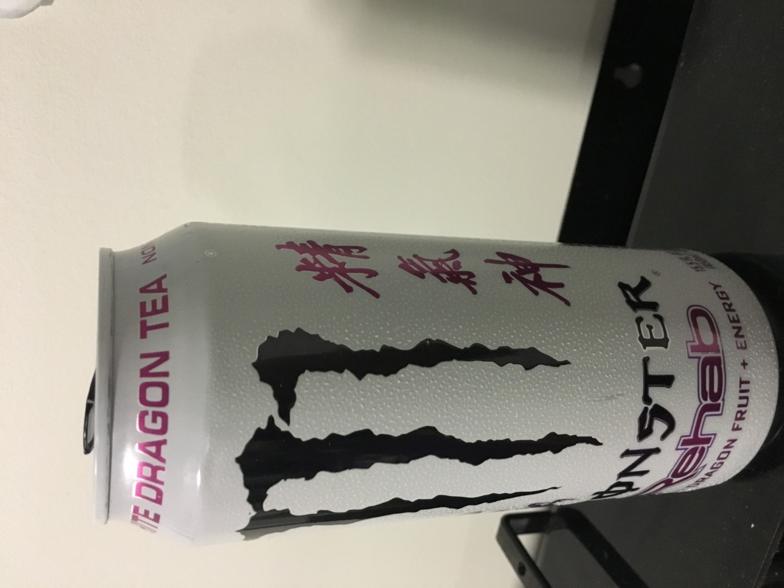 EMPTY MONSTER REHAB WHITE DRAGON FRUIT TEA + ENERGY DRINK 15.5 OZ 1 CAN USELESS!
