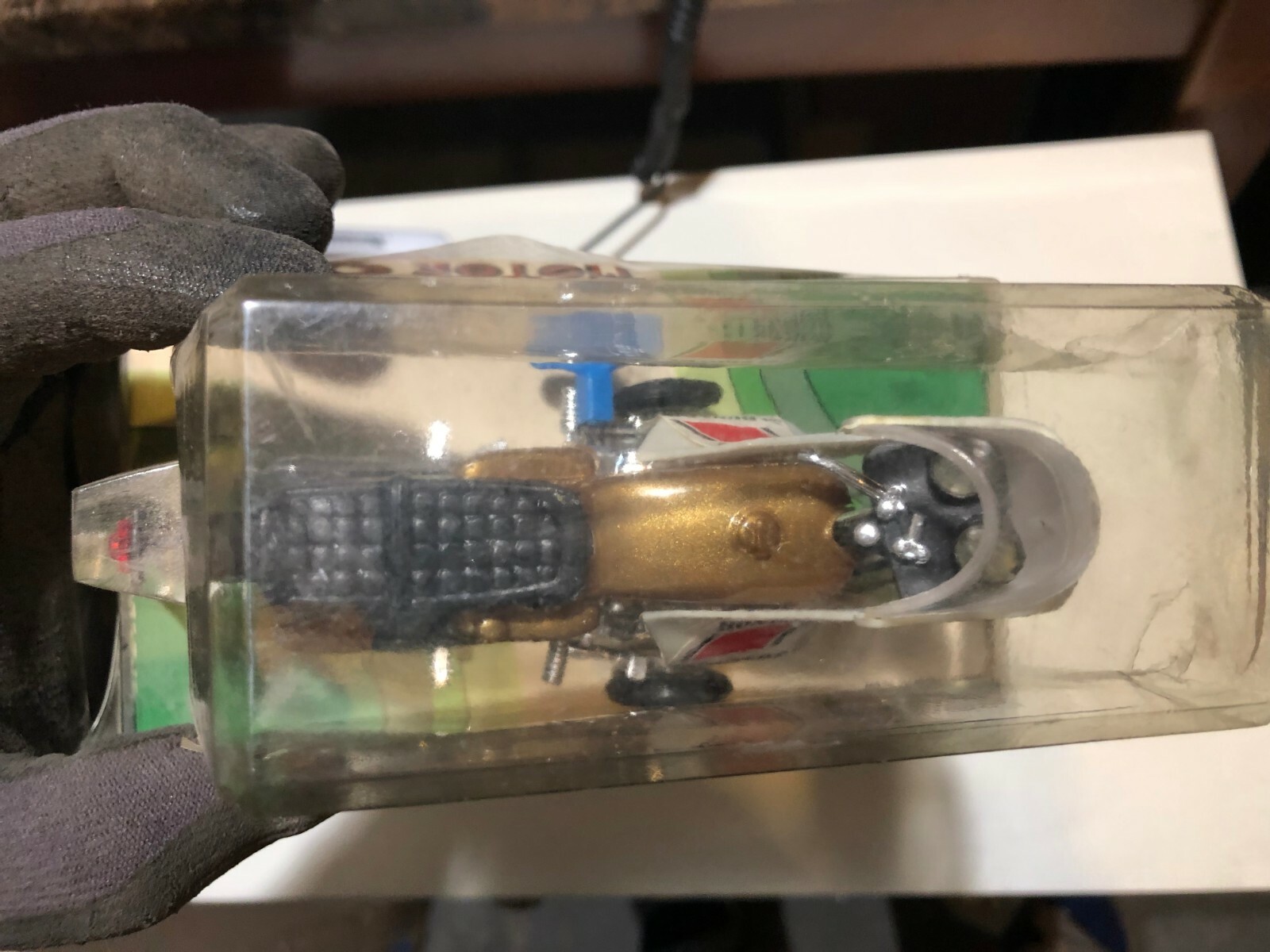 Vintage Honda Windup motorcycle Hong Kong 750 Dunlop Broke Handlebars