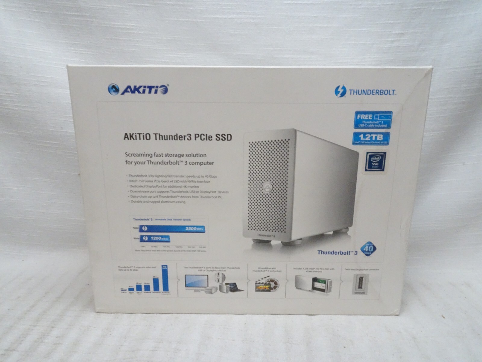 Akitio Thunder3 PCIe SSD | T3PC-T3DIS-AKTUP | eBay Akitio Thunder3 PCIe SSD | T3PC-T3DIS-AKTUP | eBay