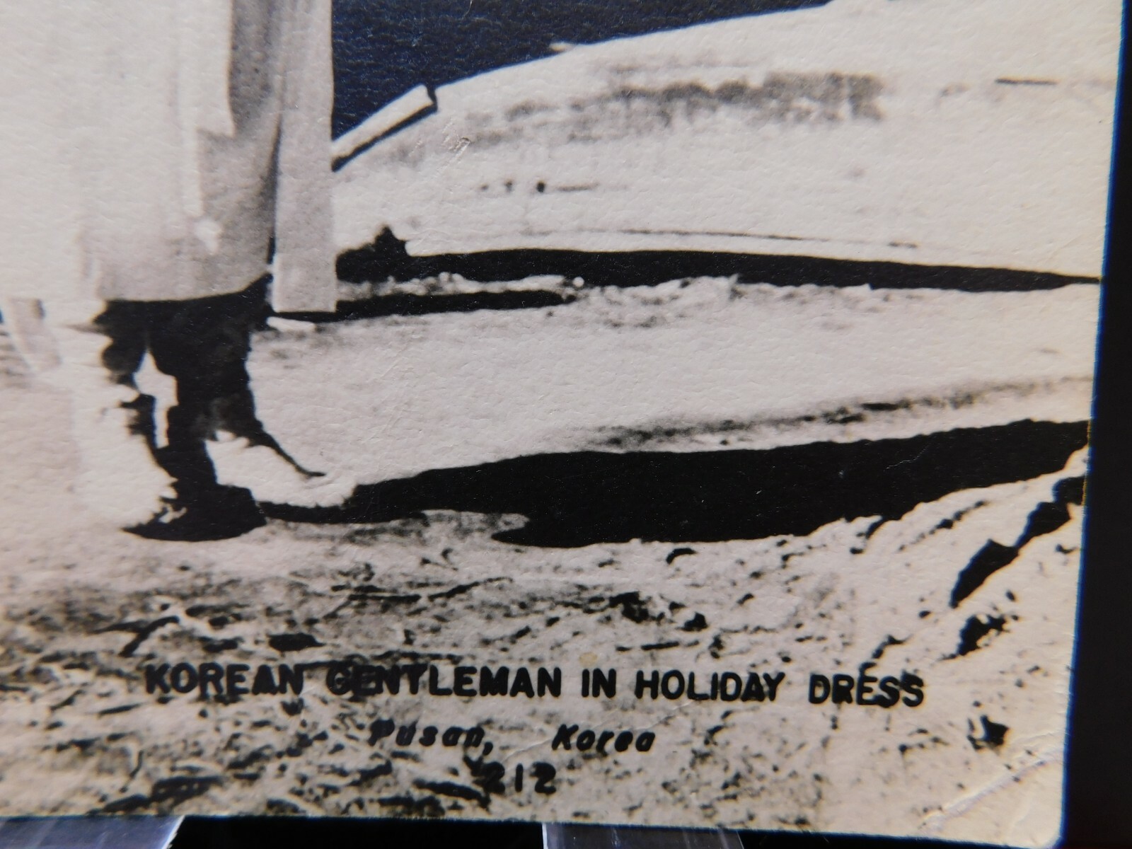 Korea Pusan Korean Gentleman Holiday Isles Postcard Old Vintage #212 UNUSED