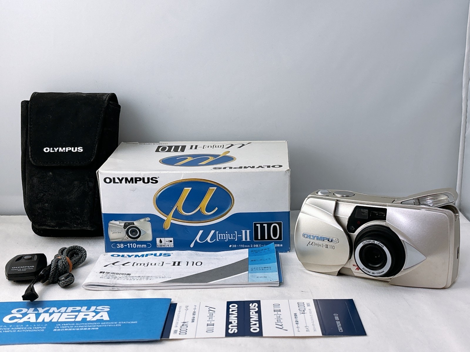 OLYMPUS μ[mju:]-II110 🟢TOP MINT🟢 Olympus μ mju II 110 Point & Shoot 35mm Film