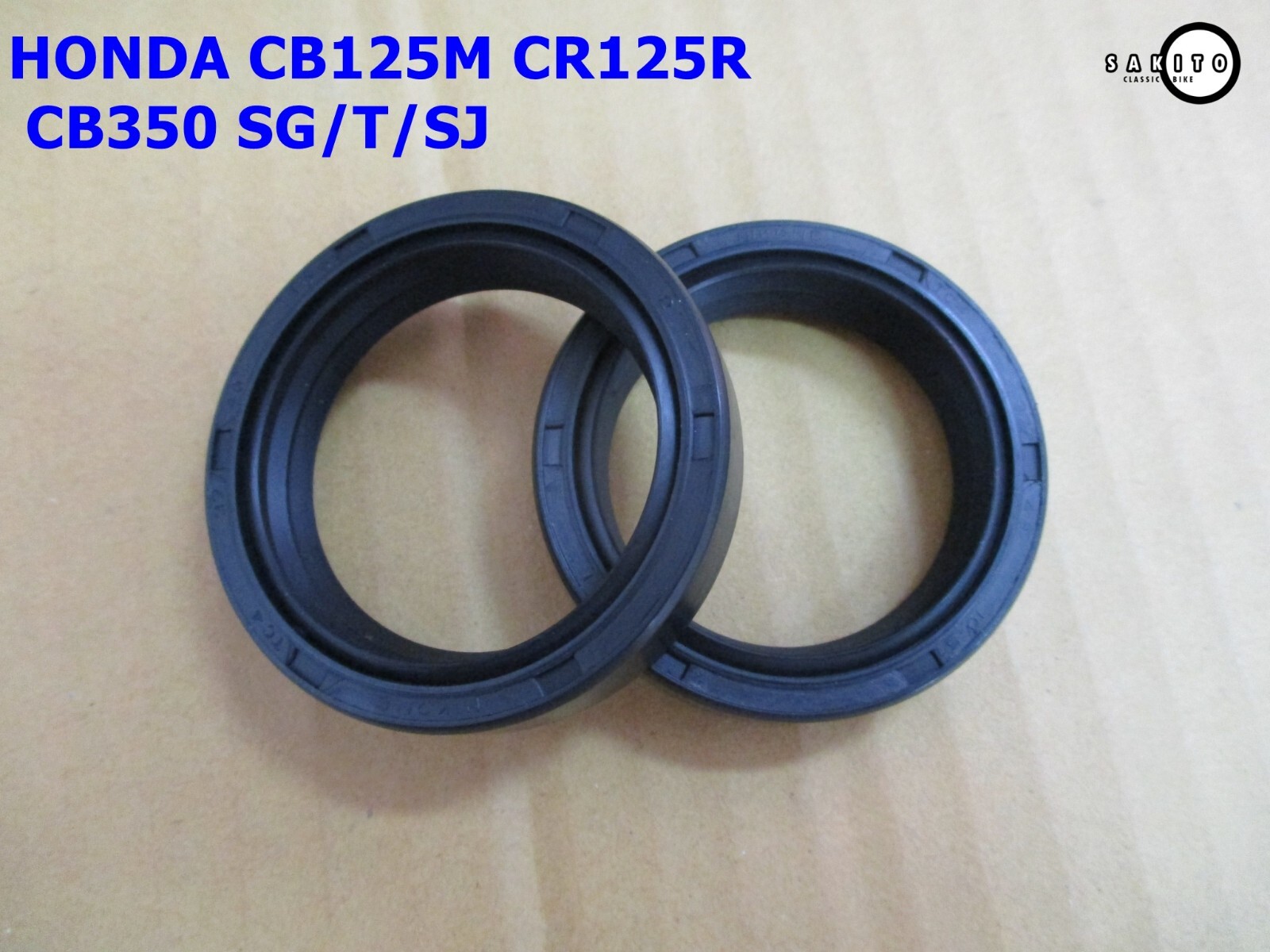 sibadai121専用-ネイビーのS Fit HONDA CB125M CR125R CB350 SG/T/SJ FRONT FORK SEAL SET