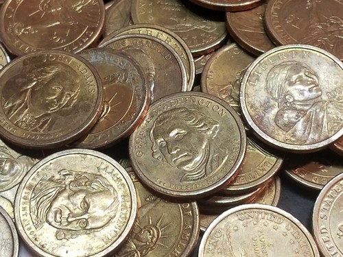 Machine Worthy lot of $100 Circulated Dollar Coins. Random. Real U.S. Money!