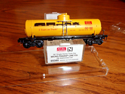 Micro-trains a 65380 N-scale Micro-trains Line Co. 5th Anniversary Tanker #1995