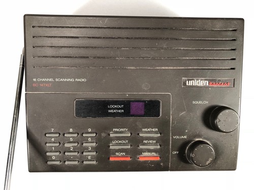 Bearcat Uniden 16 Channel Scanning Radio Model BC 147XLT Brown