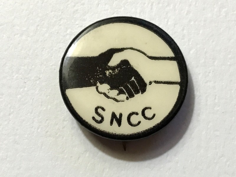 Sncc Student Coordinating Committee For Nonviolent Action Vintage Pinback Button