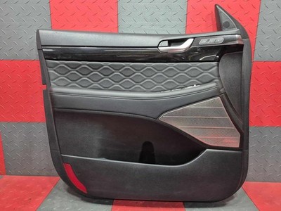 2020-2022 Hyundai Palisade LH Driver Front Door Interior Trim Panel Black-NXB