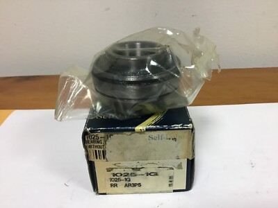 New RHP 1025-1G Insert Bearing, Self Lube, 1'' Bore, 52 mm OD