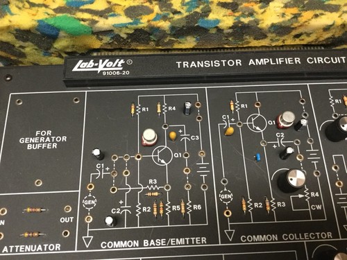 Lab-Volt Transistor Amplifier Circuits Module Board Course Model # 91006-20