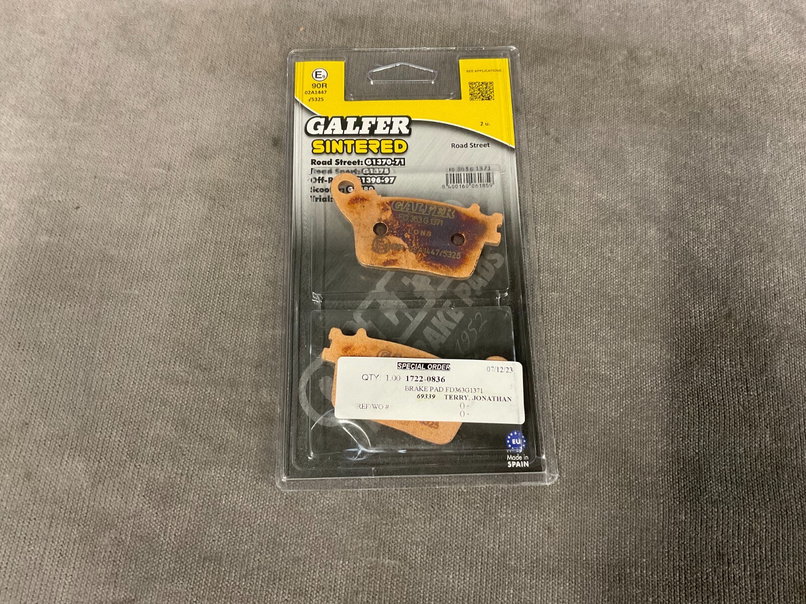 イタリア SUZUKI GSX-R1000 GALFER REAR BRAKE PADS | eBay