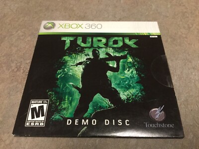Turok Xbox 360 Demo Disc Not For Resale ''RARE'' New