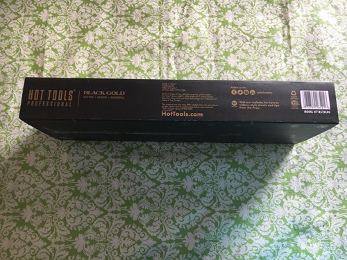 Hot Tools Professional Black Gold 1 1/4” Extra Long Tapered Curling Iron
